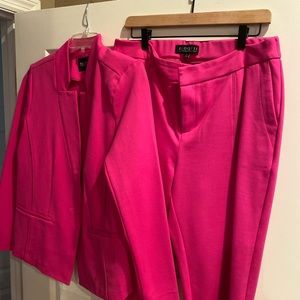 Beautiful hot pink suit !